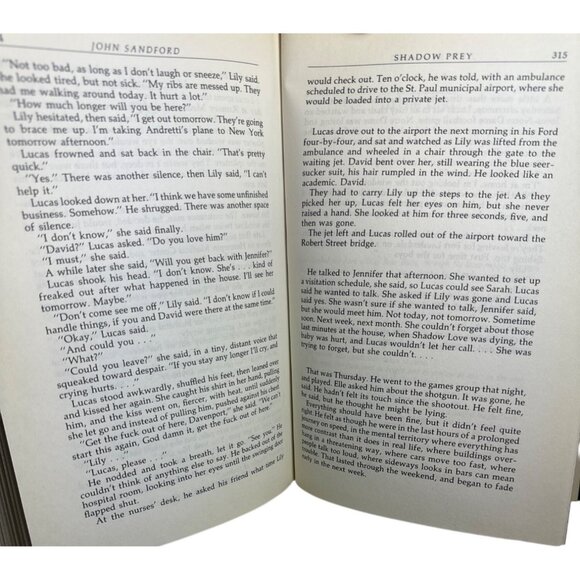 Shadow Prey John Sanford 1st Edition and Printing DJ 1990 G P Putnams Sons NY - Picture 12 of 13